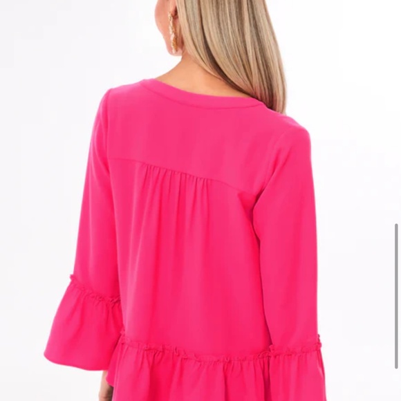 POMANDER PLACE Hot Pink Kenzo Top - Picture 4 of 8